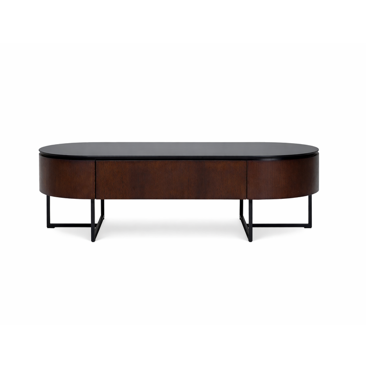 KHLOE Walnut Storage Coffee Table