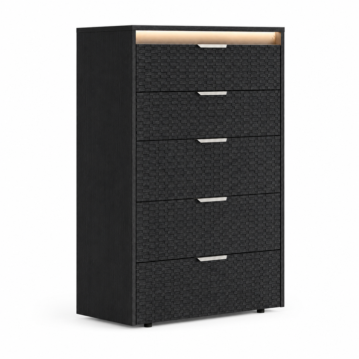 LUISA Dark Oak Tetris Matte Chest - ALF Italia