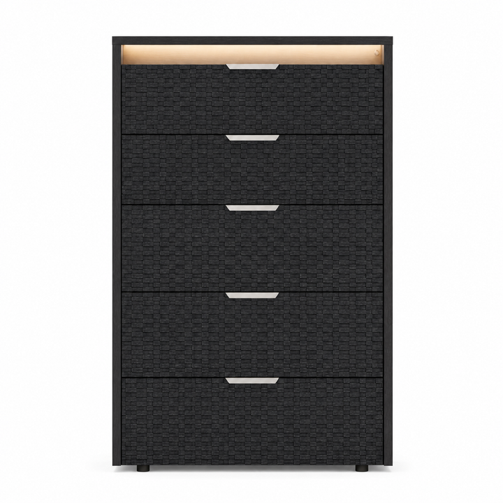 LUISA Dark Oak Tetris Matte Chest - ALF Italia
