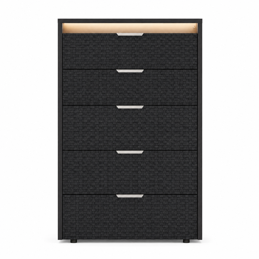 LUISA Dark Oak Tetris Matte Chest - ALF Italia