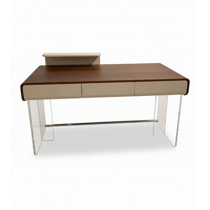 LAKELYN Floating Office Desk with Drawers