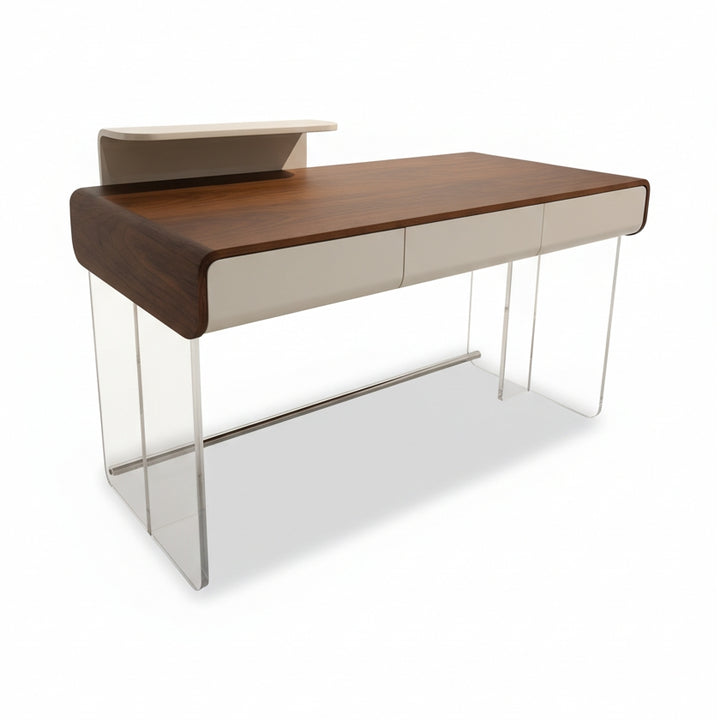 LAKELYN Floating Office Desk with Drawers