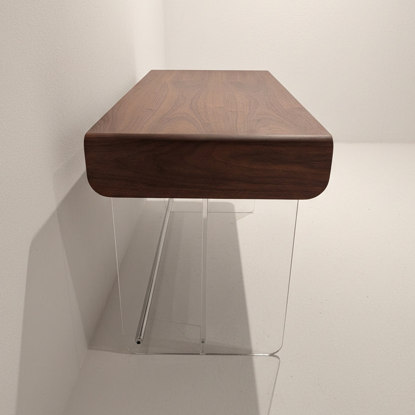 LAKELYN Floating Office Desk with Drawers