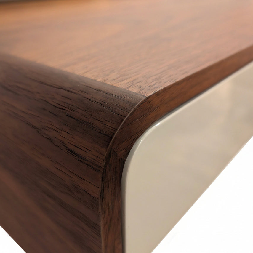 LAKELYN Floating Office Desk with Drawers