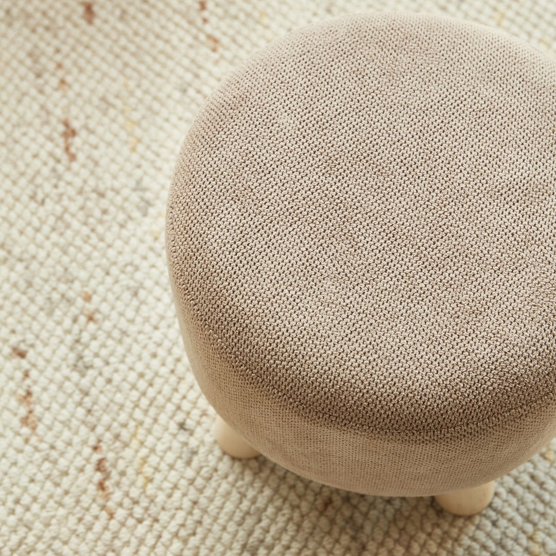 LANGSTON Petite Round Footstool
