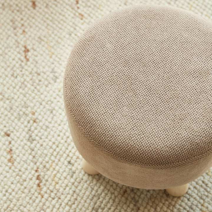 LANGSTON Petite Round Footstool