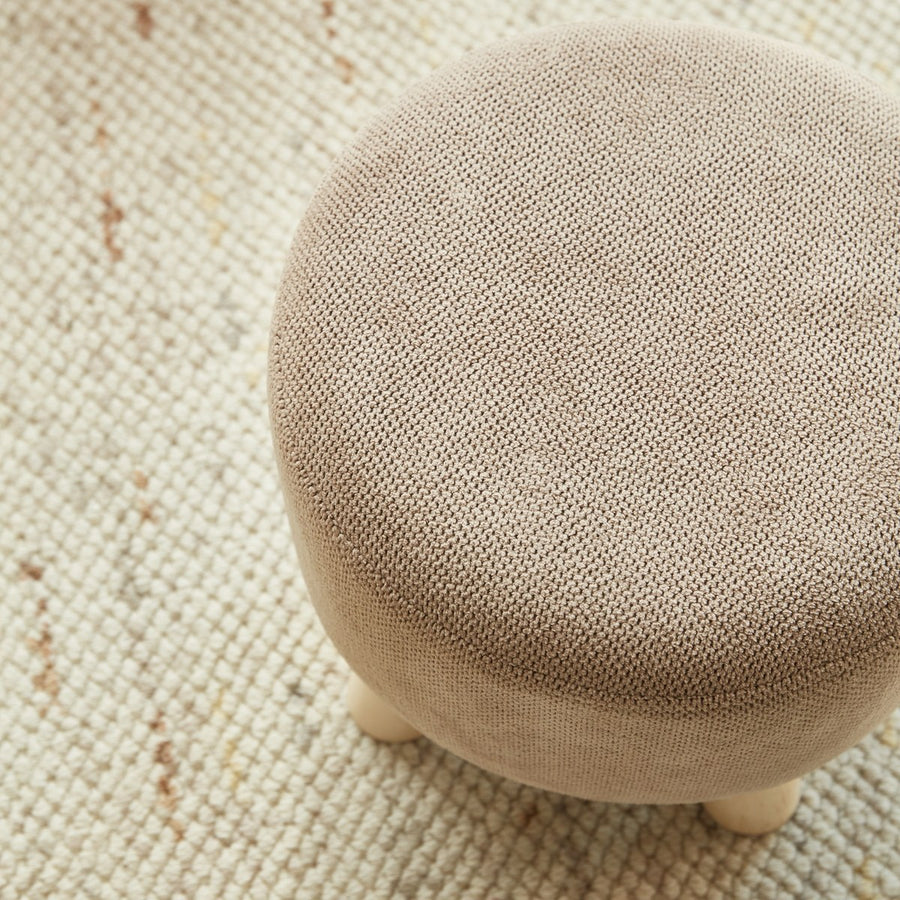 LANGSTON Petite Round Footstool