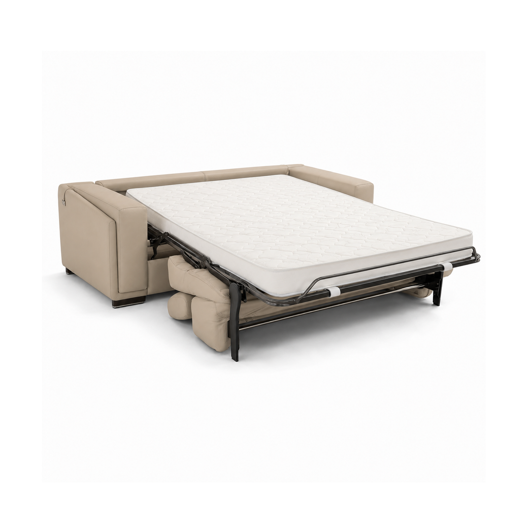 LESLIE Full Leather sofa bed