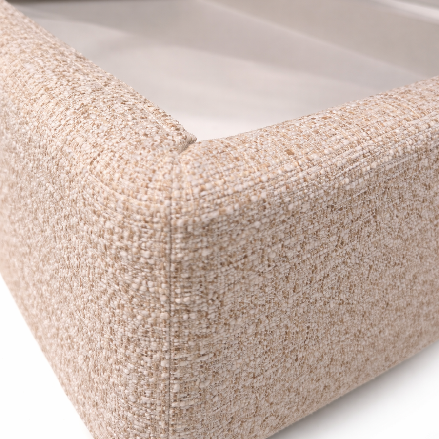 FITZ Light-Grey Fabric Storage Bed