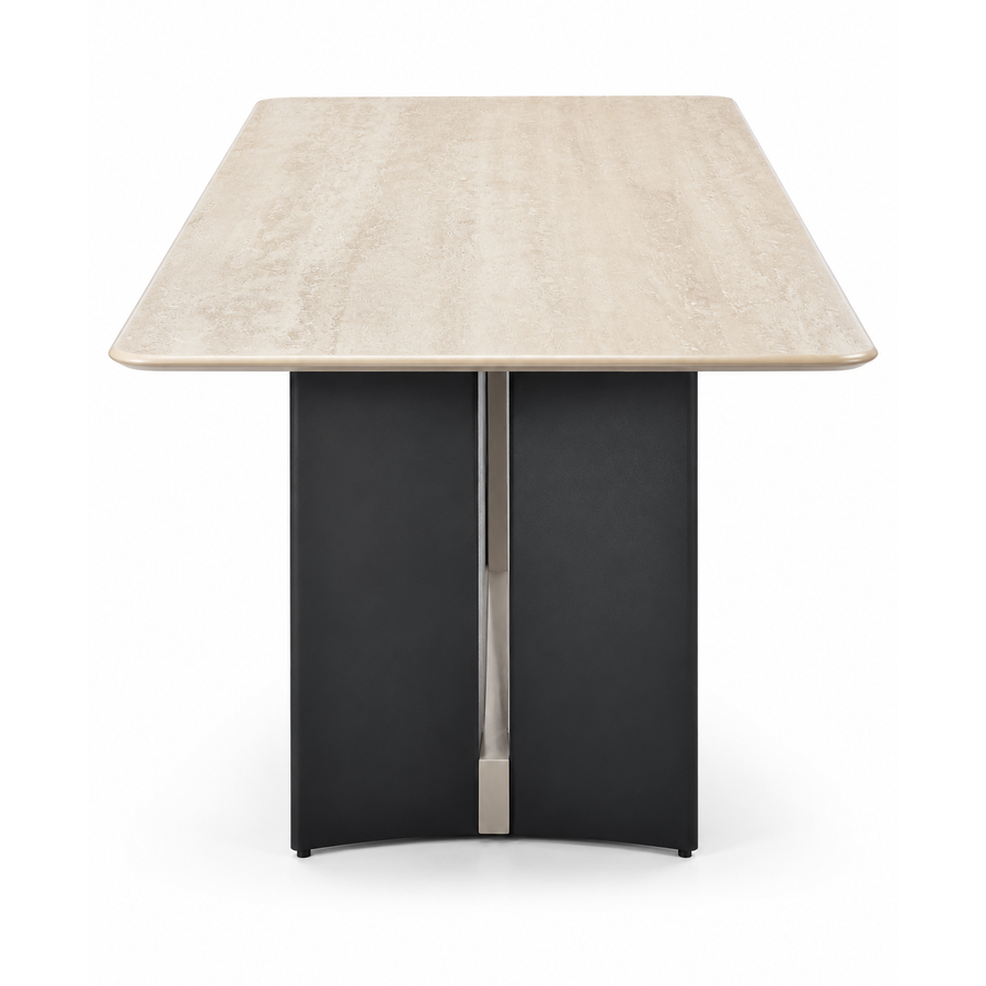 LILLIANA Microcrystalline Stone Dining Table