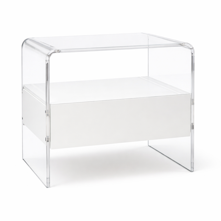 LOWELL Airy Acrylic Nightstand