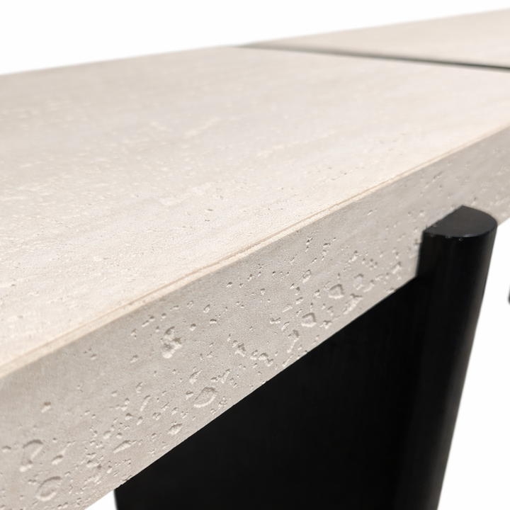 MAIKE Timeless Travertine Console Table