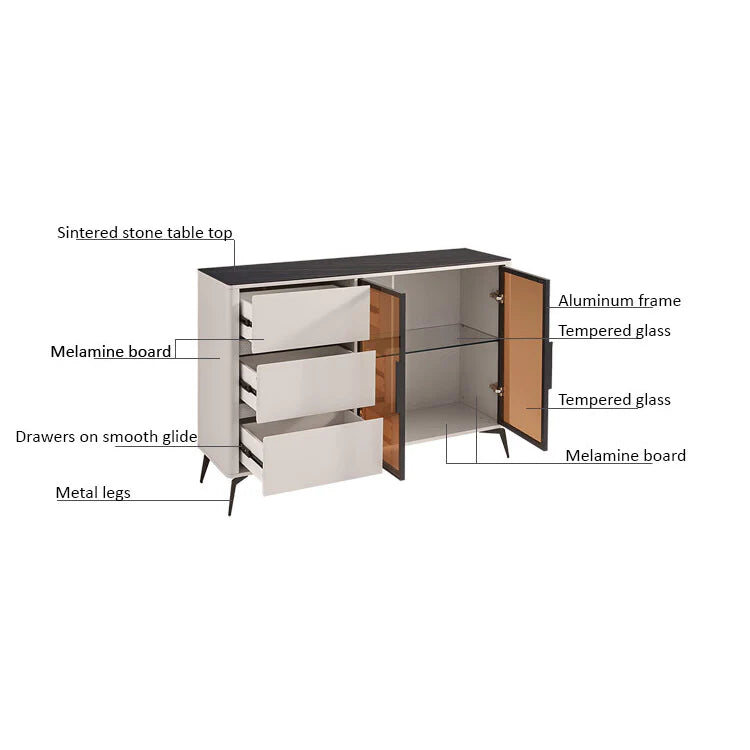 STERLING Contemporary Grey Cabinet
