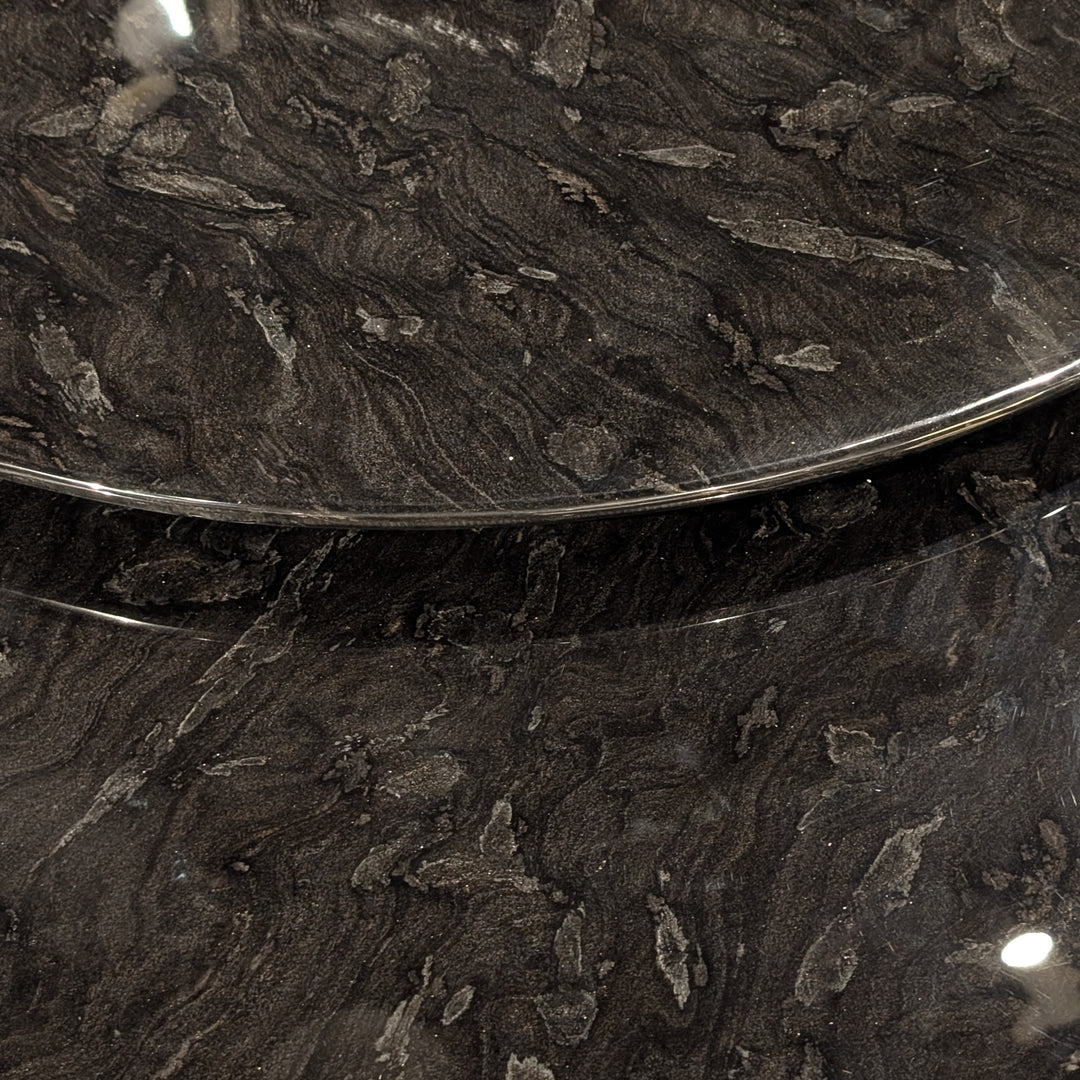 NICHOLAS Versace Black Marble Dining Table