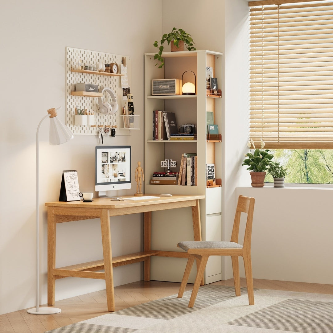 NIKOLAJ Slim Cream White Display Cabinet