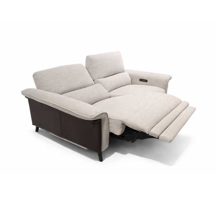 PENNY Plush Two-Tone Recliner Sofa