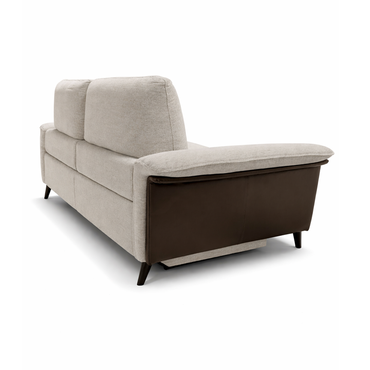 PENNY Plush Two-Tone Recliner Sofa