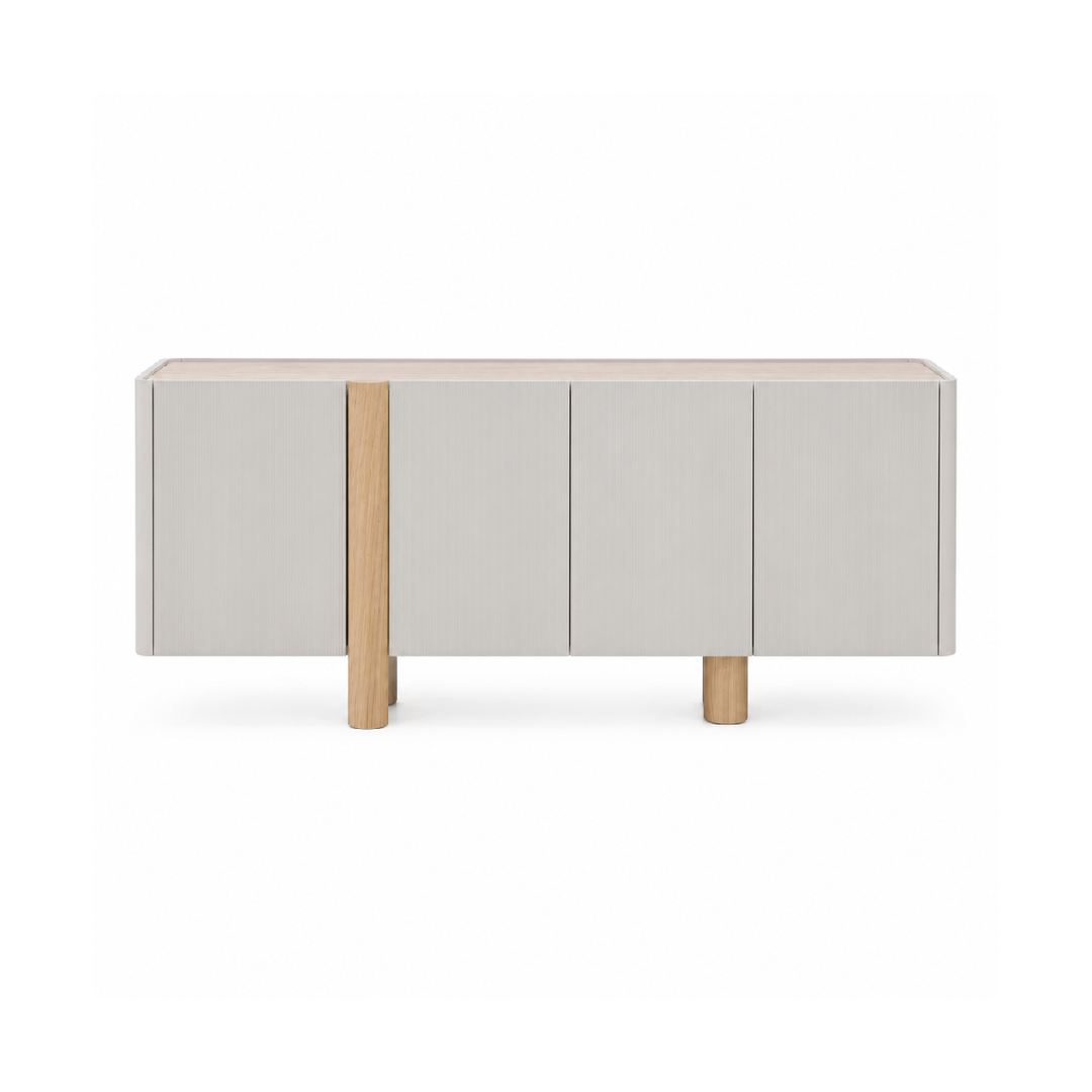 ROGAN White Oak Veneer Sideboard