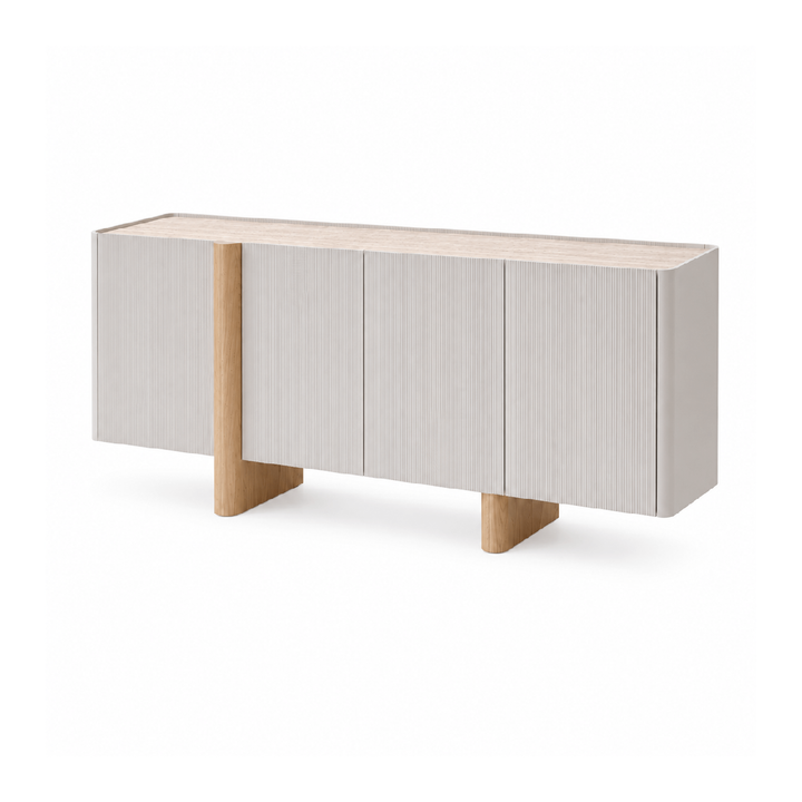 ROGAN White Oak Veneer Sideboard