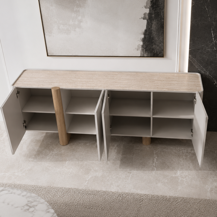ROGAN White Oak Veneer Sideboard