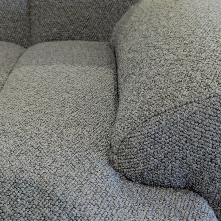ROMAN Plush Channel-Tufted Lounge Chair