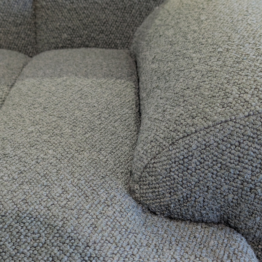 ROMAN Plush Channel-Tufted Lounge Chair