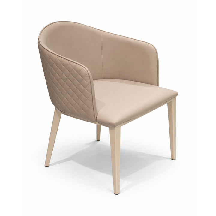RYLIE Quilted Leathaire Dining Chair