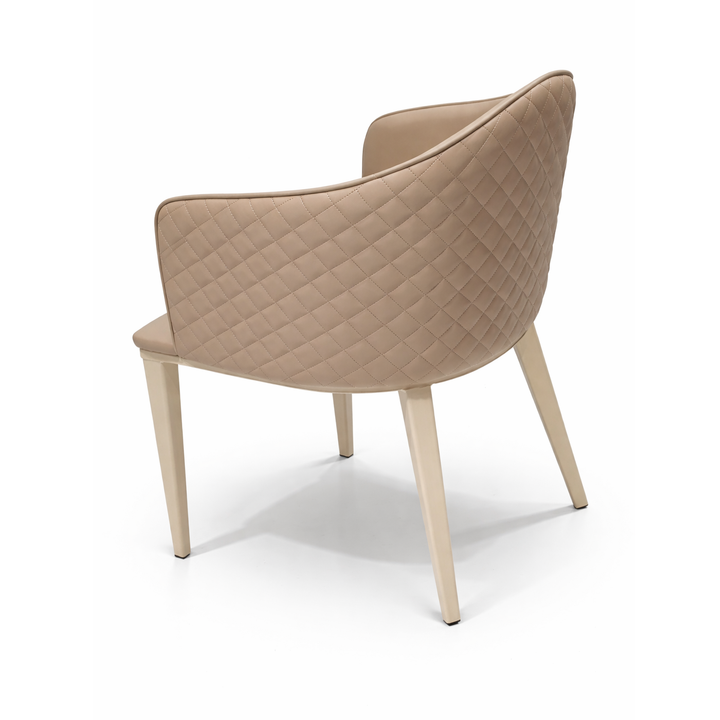 RYLIE Quilted Leathaire Dining Chair