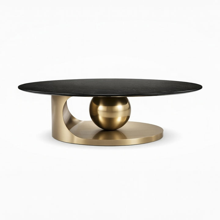 ROSWITHA Sculptural Brass Coffee Table