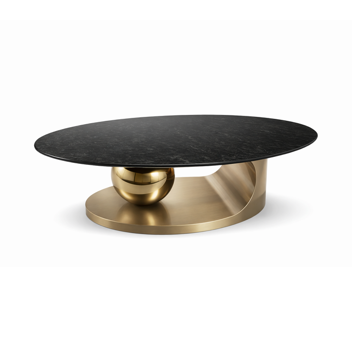 ROSWITHA Sculptural Brass Coffee Table