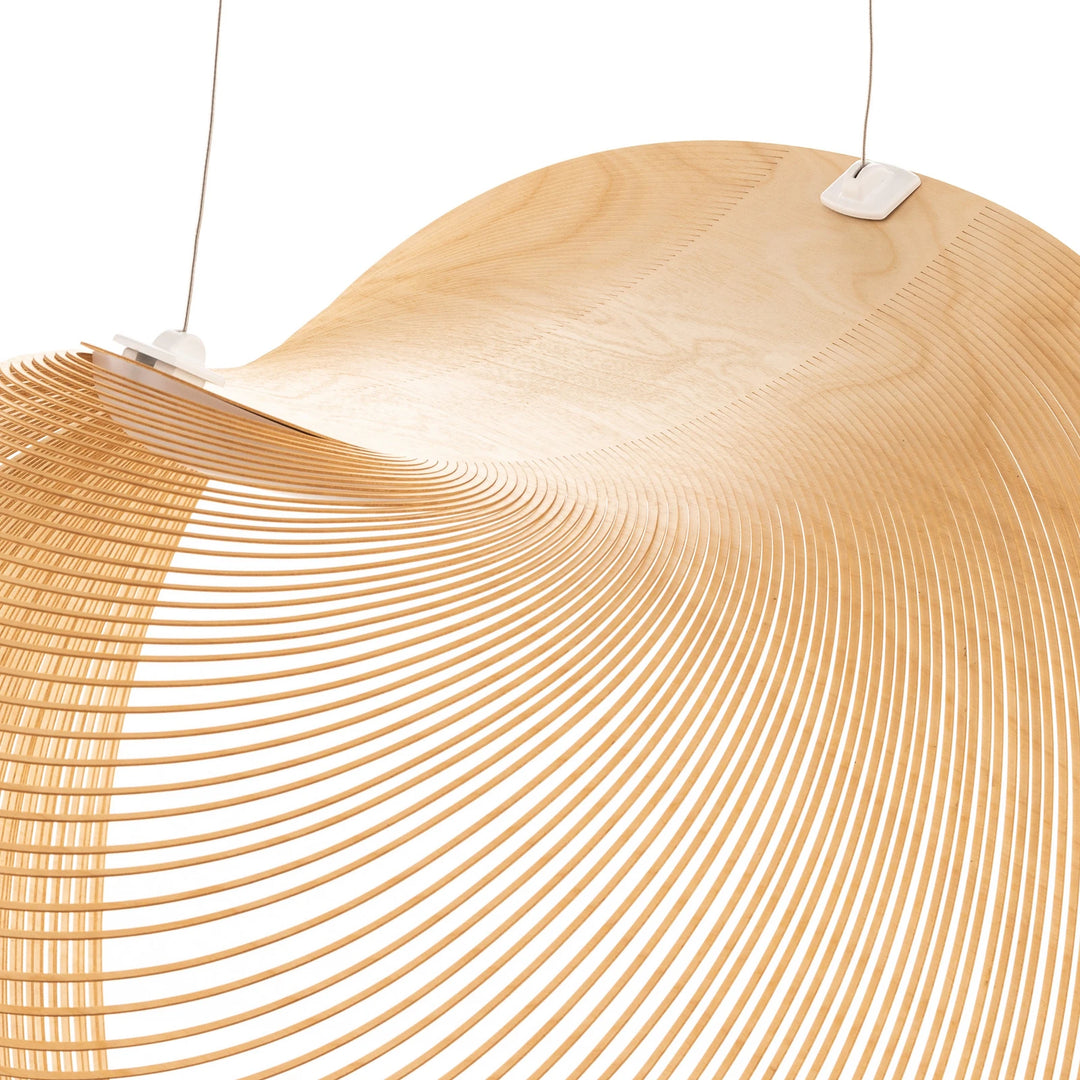 MADELINE Sculptural Wood Pendant Light