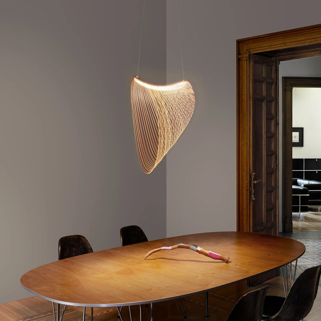 MADELINE Sculptural Wood Pendant Light