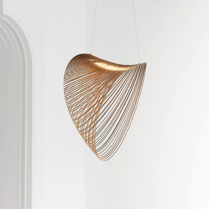 MADELINE Sculptural Wood Pendant Light