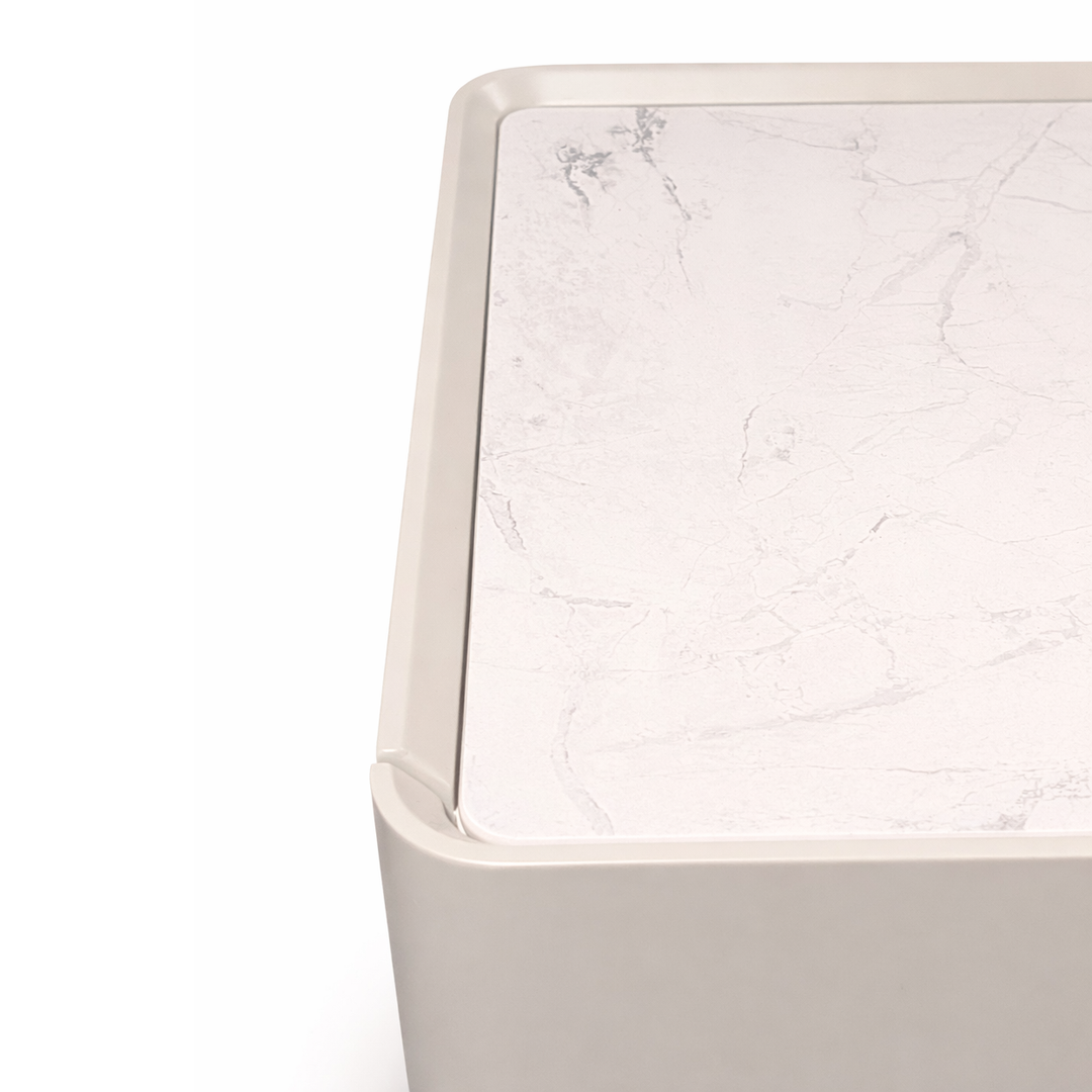 ISAMBARD Sleek Art Stone Media Console