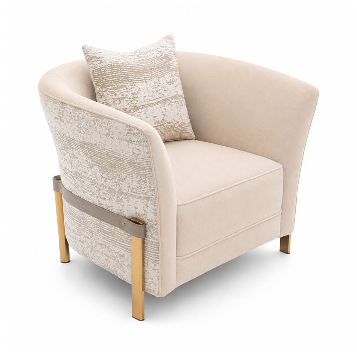 TATJANA 1 Seater Fabric Sofa