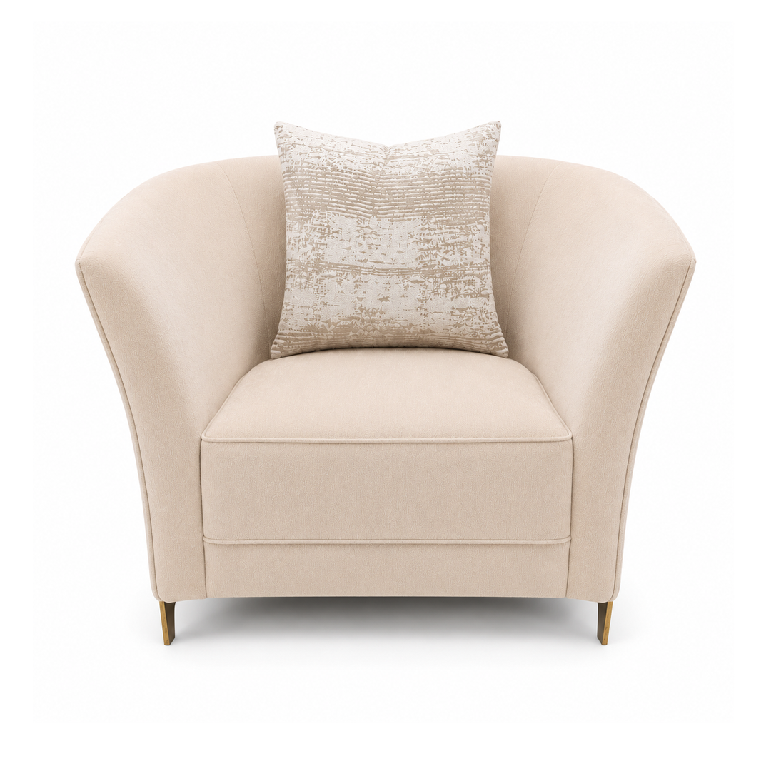 TATJANA 1 Seater Fabric Sofa