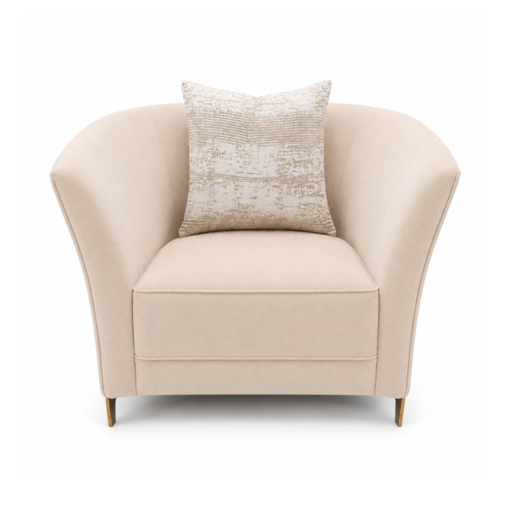 TATJANA 1 Seater Fabric Sofa