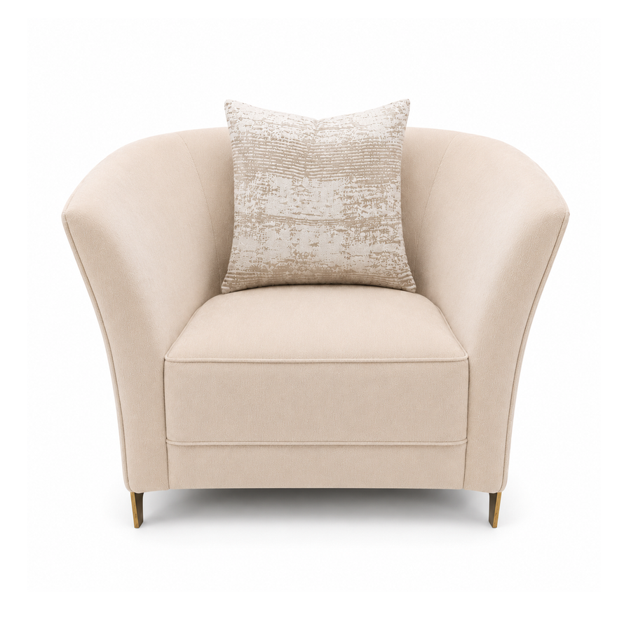 TATJANA 1 Seater Fabric Sofa