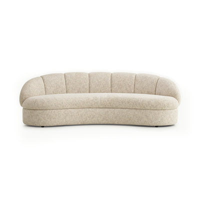 ULRIKA Curved Tweed Sofa