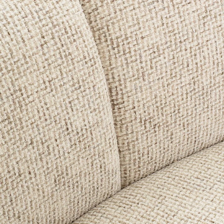 ULRIKA Curved Tweed Sofa