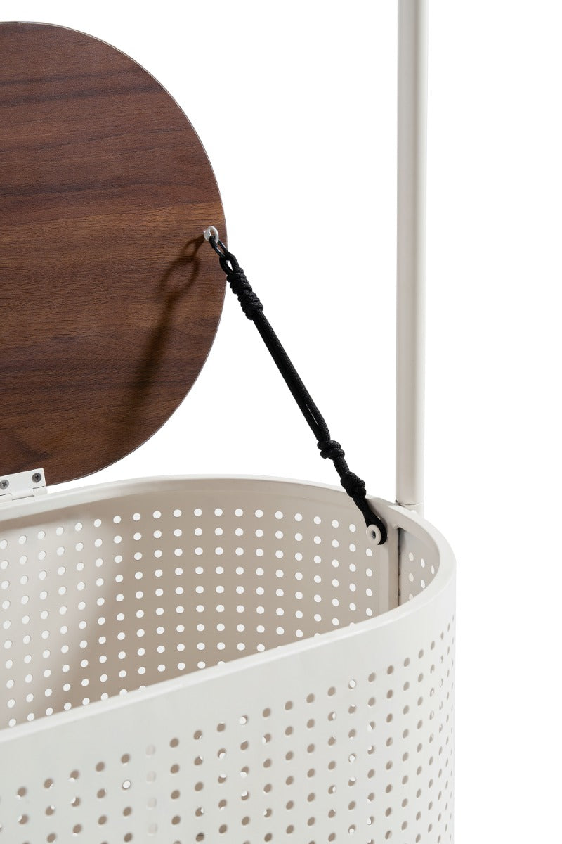 LINN Industrial Rolling Laundry Rack