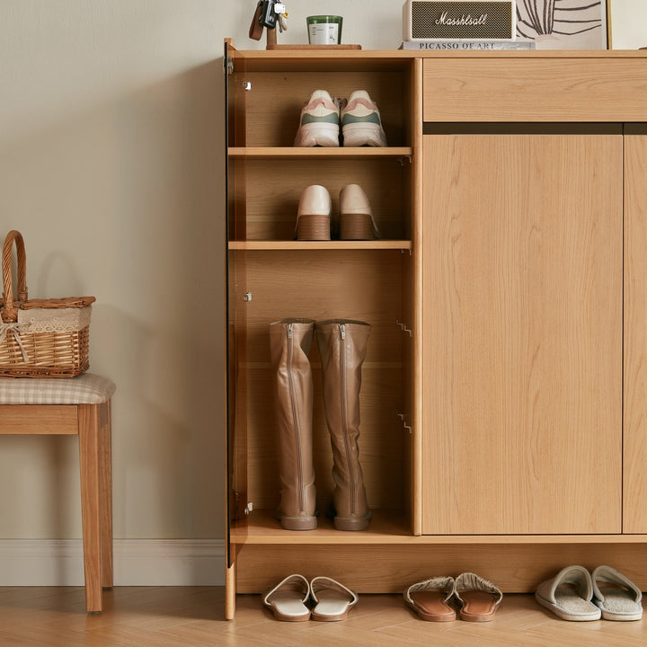 ISABEL Wood Color Shoe Cabinet
