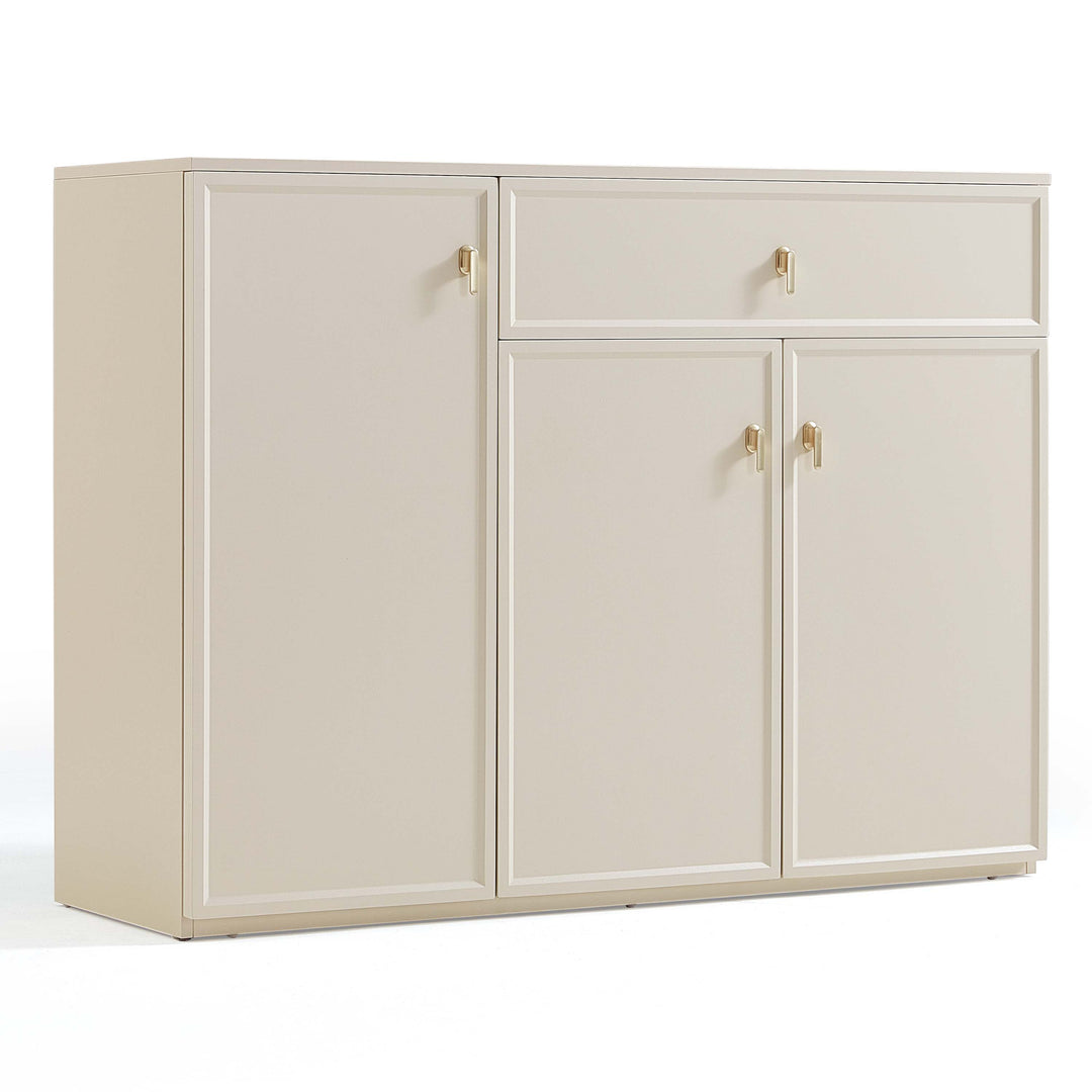 GEORGE 120cm White Low Sideboard
