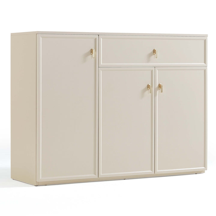 GEORGE 120cm White Low Sideboard