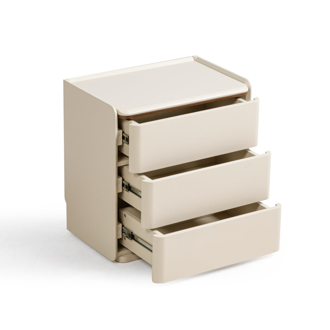 KIERAN Grey 3 Drawer Cabinet