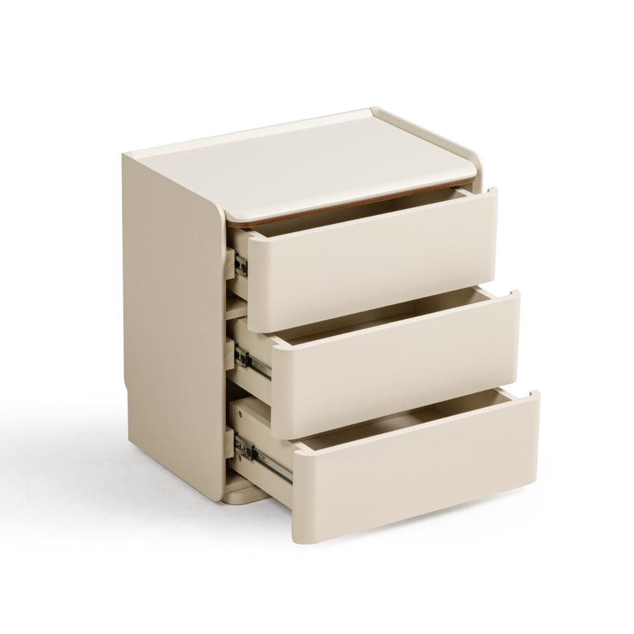 KIERAN Grey 3 Drawer Cabinet