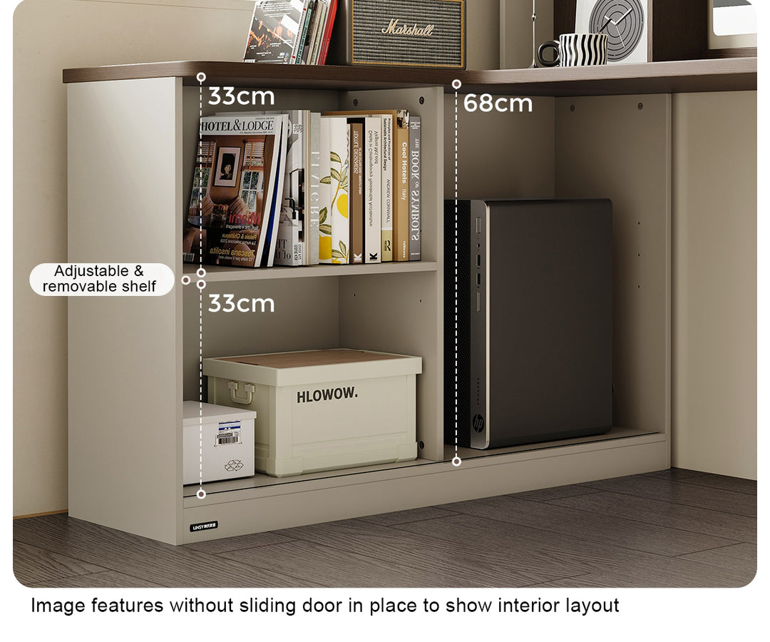GORDON 140cm Corner Storage Desk with 120cm Counter
