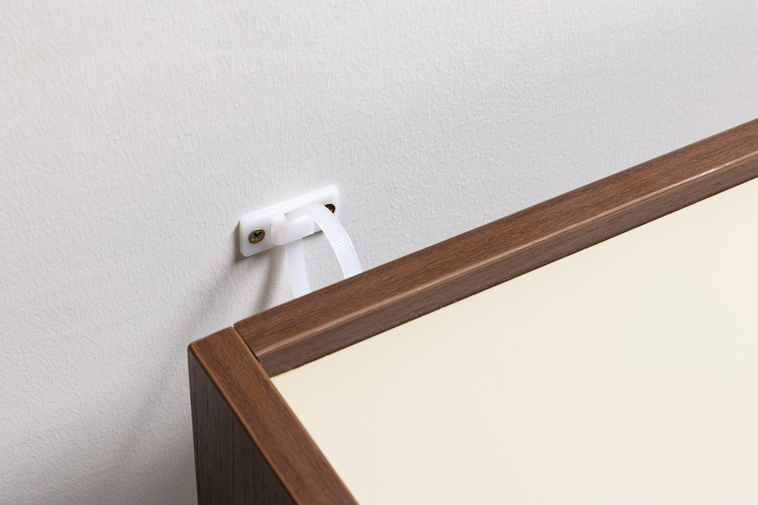 KIERAN Grey 6 Drawer Vanity Table