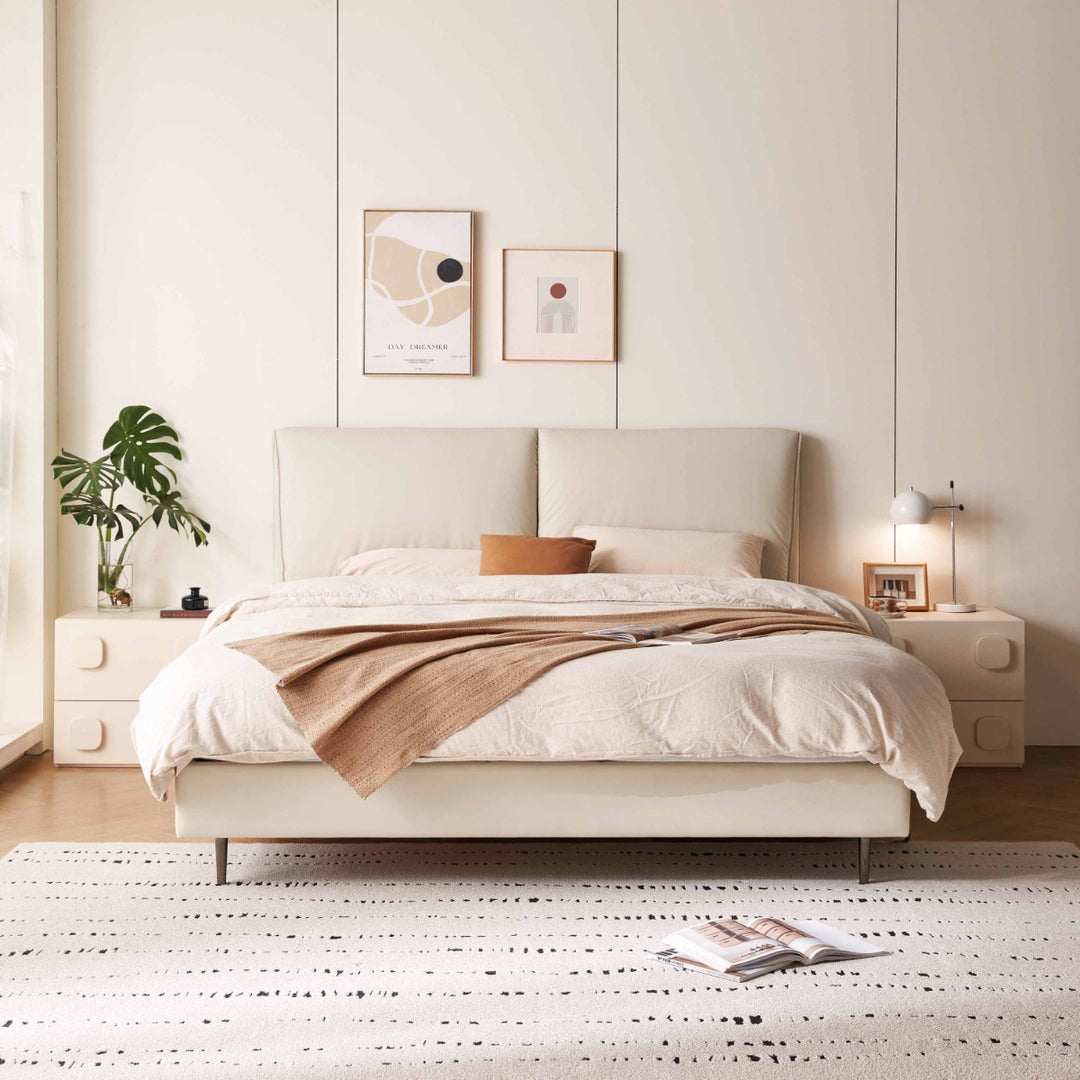 BAFFIN Beige Upholstery Bed