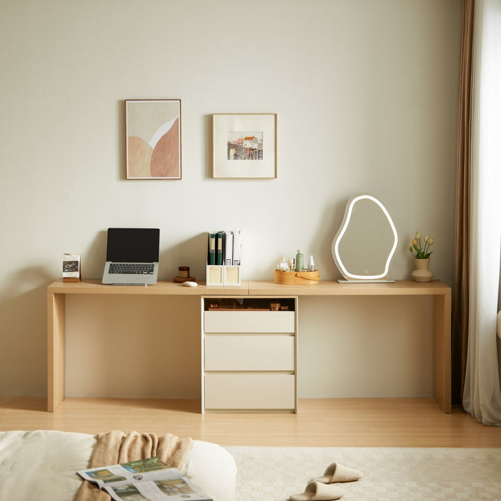 ESTONIA Three Drawer Cabinet and Dual Dressing Table